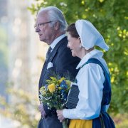  Şu anki İsveç Kralı Carl XVI Gustaf ve İsveç Kraliçesi Silvia 