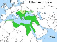 II. Selim tahta geçtiğinde Osmanlı sınırları 