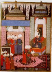1567 senesinde Sultan Selim, Edirne'de iken Safevi elçisini huzuruna kabul ederken 