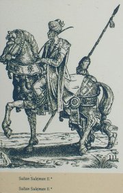 Sâliha Dil-Âşûb Valide Sultan'ın oğlu II. Süleyman, Rijeka-Trsat Kalesi'ne girerken. 